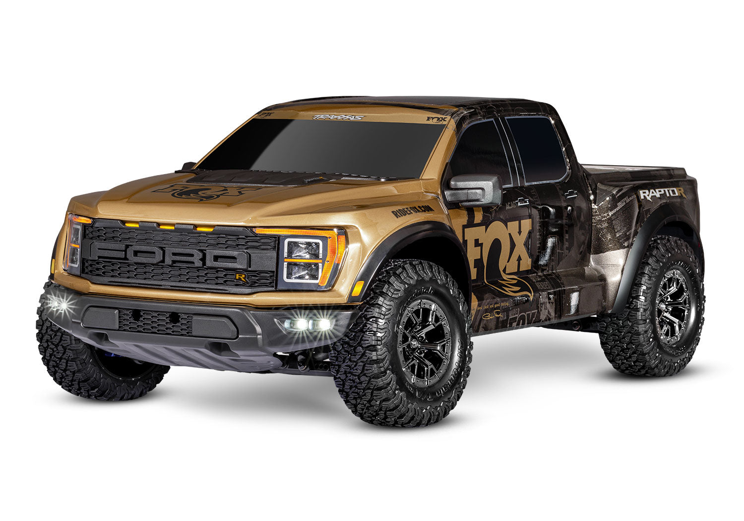 101177-4 Traxxas Ford Raptor R 4X4 Ultimate Black and Gold