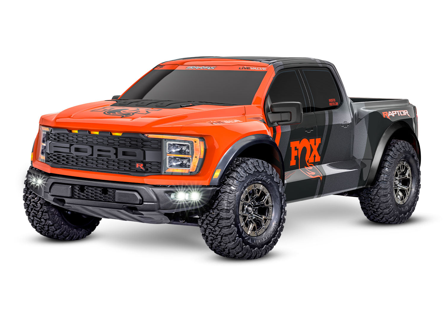 101177-4 Traxxas Ford Raptor R 4X4 Ultimate Orange and Black