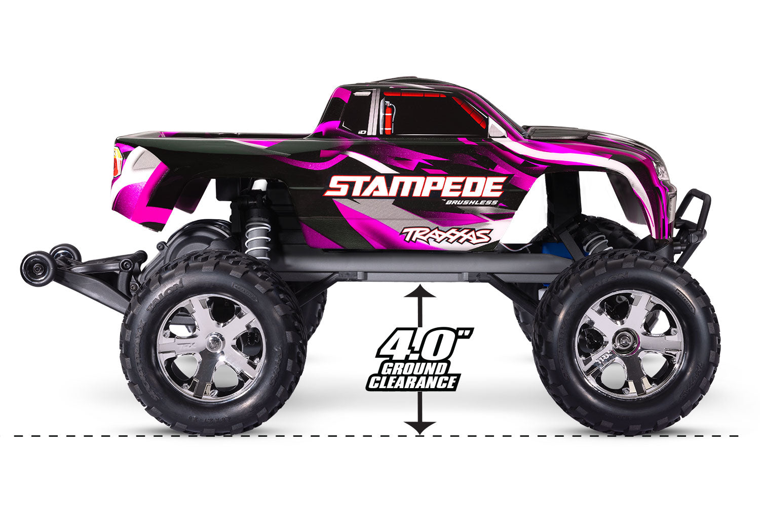 36354-4 Stampede 2WD BL-2s HD Pink