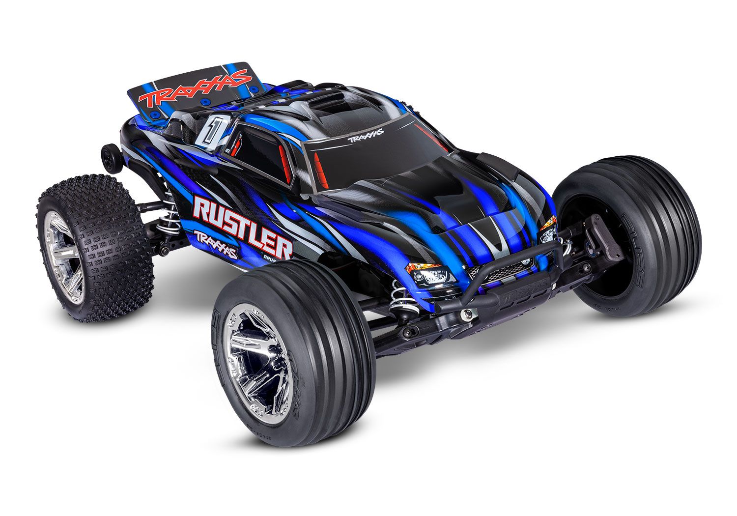 37354-4 Rustler 2WD BL-2s HD Blue