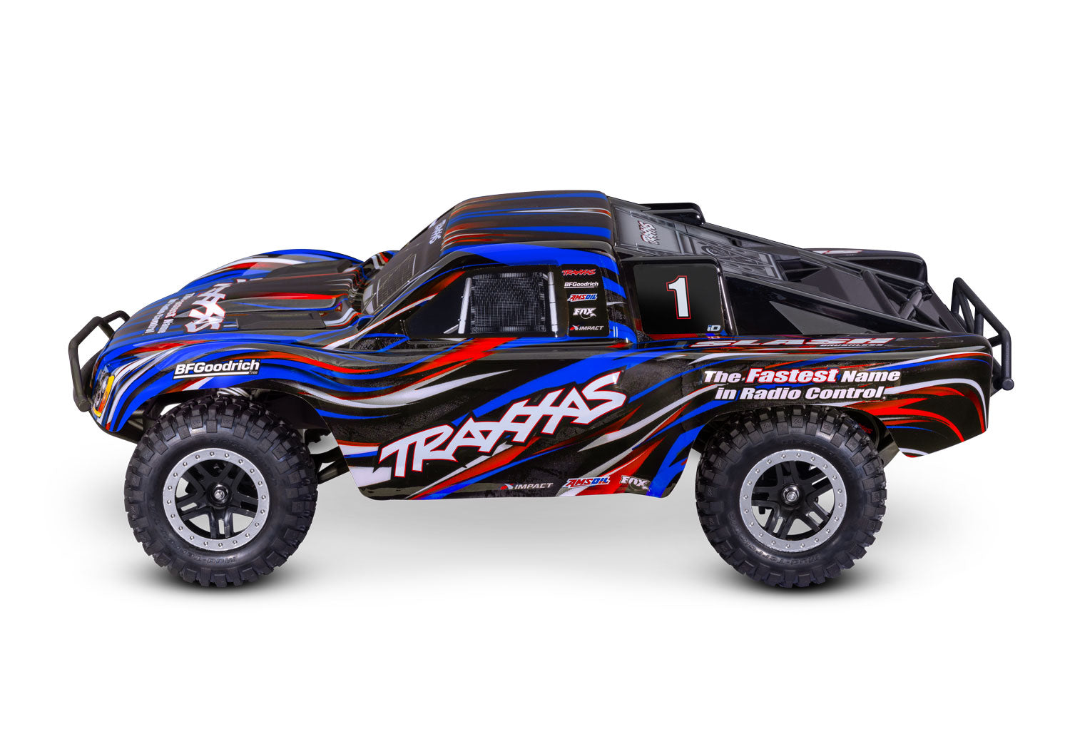 58334-4 Slash 2WD BL-2s: 1/10 Scale Short Course Truck Blue HD