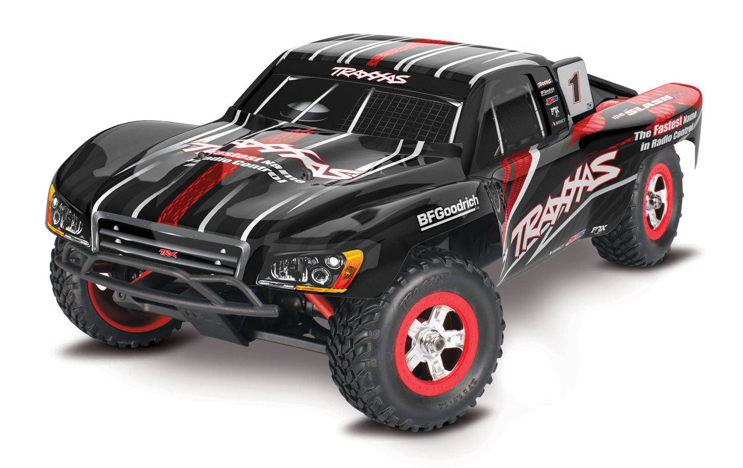 70054-8 1/16 Scale Slash: 4X4 Short Course Truck w/USB-C Black
