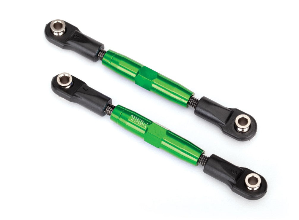 3643G Traxxas Camber links, front, green-anodized, 7075-T6 aluminum