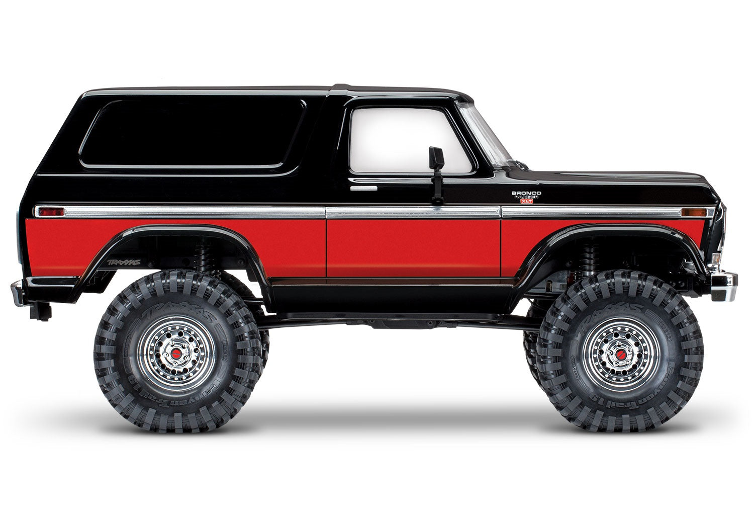 82246-4 TRX-4 1/10 Scale Bronco Ranger XLT Trail Crawler Clipless Body Red