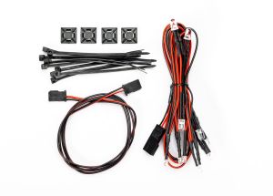 10349X Traxxas boat trailer wire harness, LED lights/ zip ties