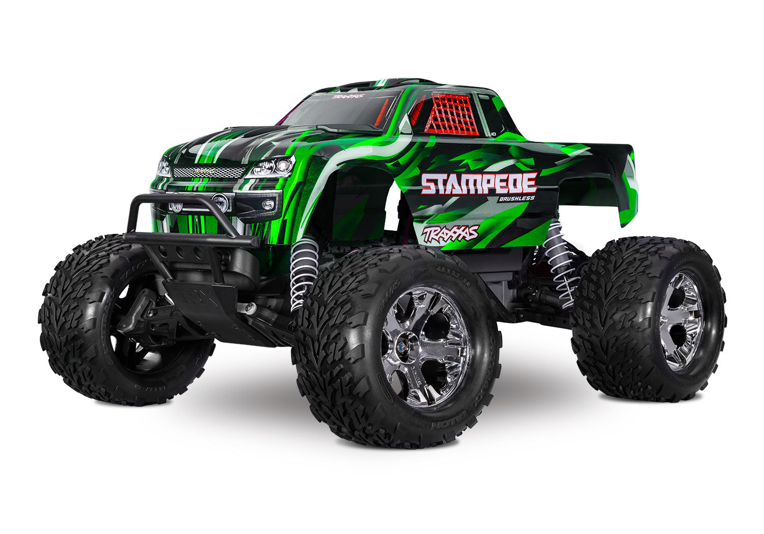 36354-4 Stampede 2WD BL-2s HD Green