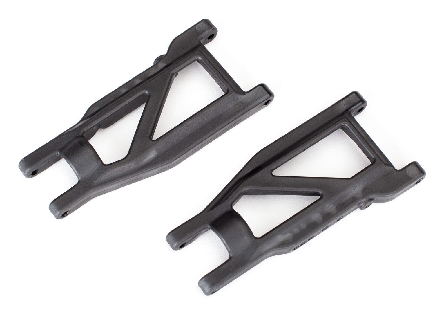 3655 Black Suspension arms, front/rear (left & right), heavy duty (2)