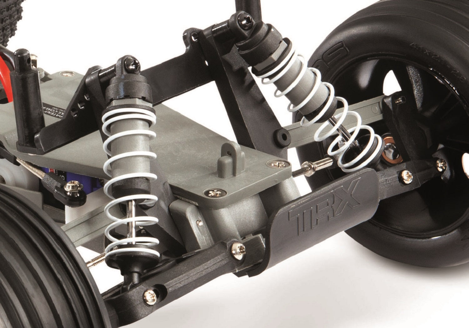 37054-8 Rustler 1/10 Scale Stadium Truck w/USB-C Charger Red