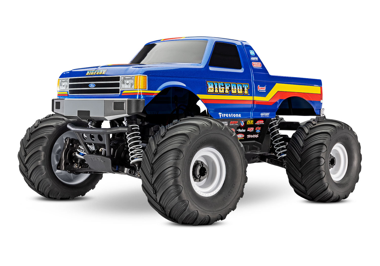 67134-4 Traxxas Bigfoot® 4X4 Monster Truck – BL-2s Brushless Ready-To-Race