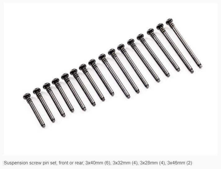 10740 Susp Screw Pins F/R MINI MAXX