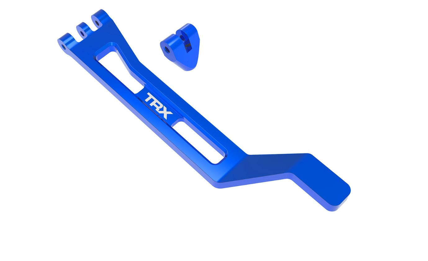 10726 Aluminum Battery Hold-Down Blue