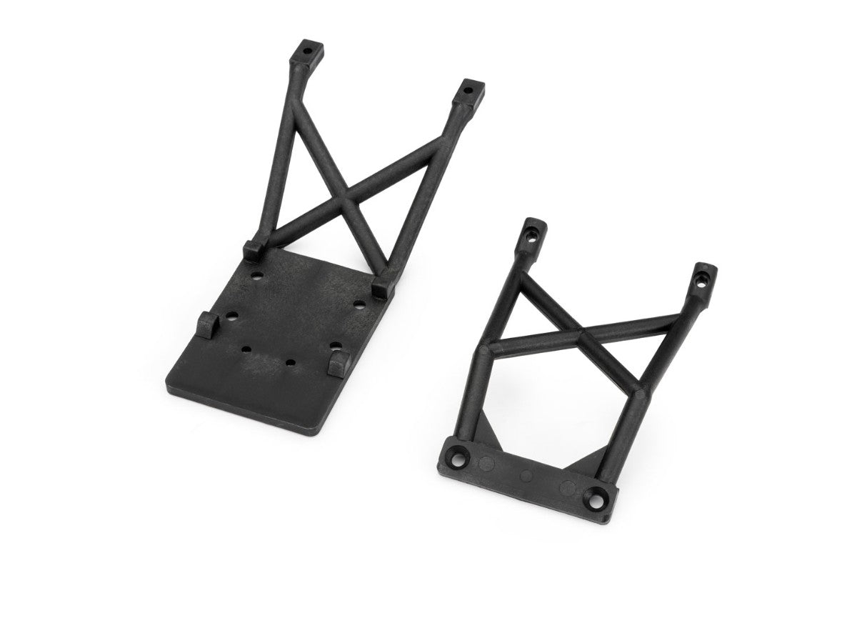 3623 Skid Plate Front & Rear Black