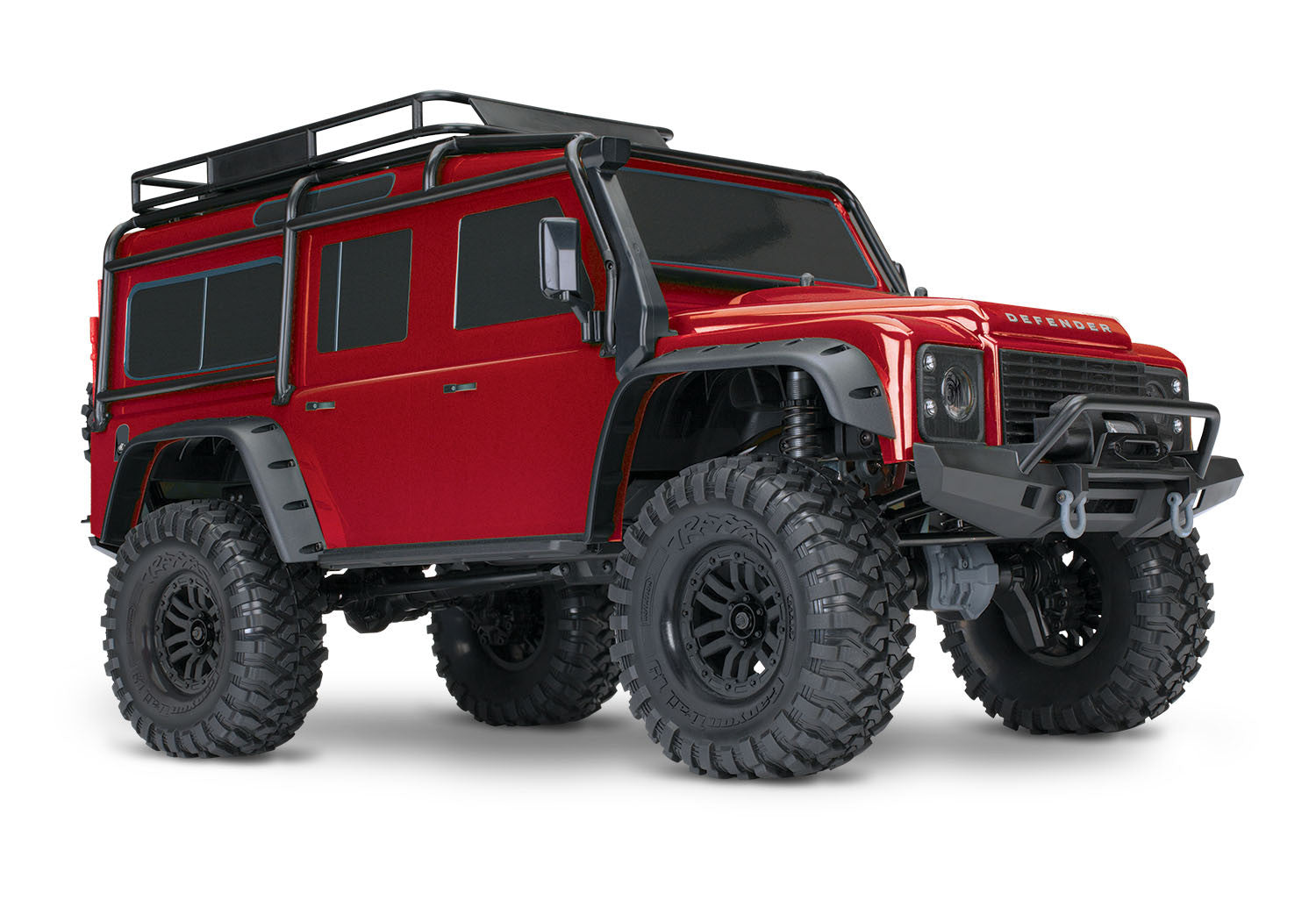82256-4-RED TRX-4 Scale and Trail Defender Red Clipless Body